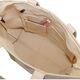 Personalized Natural and Silver Medium Boat Tote Image 2 of 3